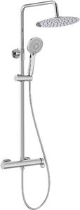 Roca Vega Plus set de duș perete cu duș de ploaie crom A5A9A6EC00