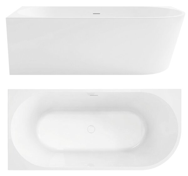 Rea Rea, Cadă de baie acrilică de colț SYDNEY BELLANTO STÂNGA 150cm, KPL-W8250