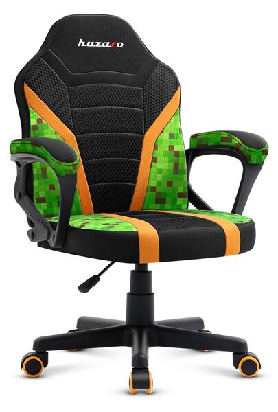Scaun gaming pentru copii Rover 1 (negru + verde). 1087540