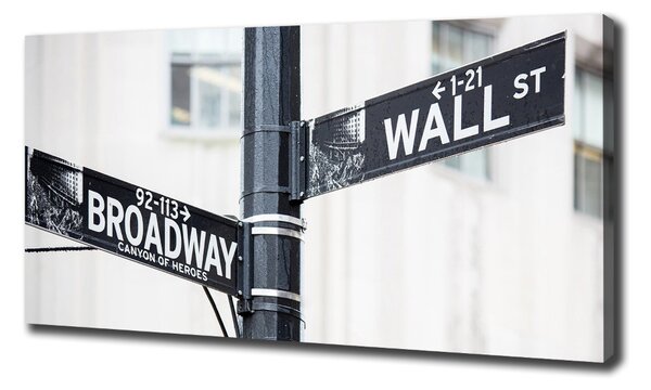 Pictură pe pânză semn Wall Street