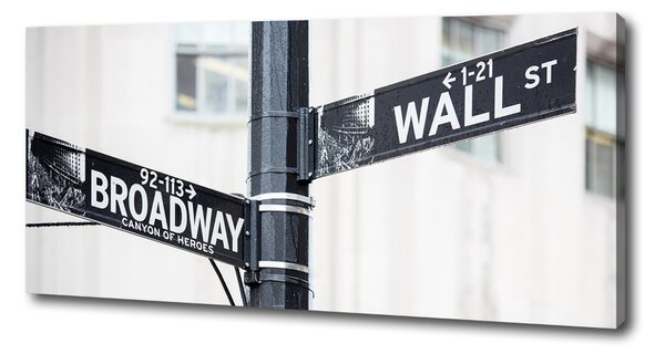 Pictură pe pânză semn Wall Street