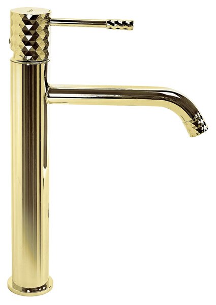 Baterie pentru lavoar Rea Lungo Diamond Gold