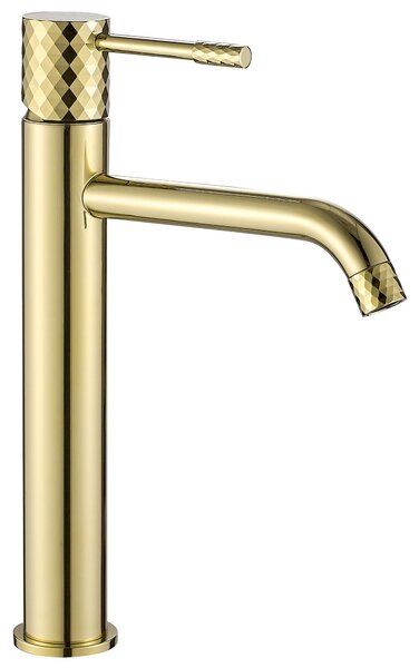 Baterie pentru lavoar Rea Lungo Diamond Gold