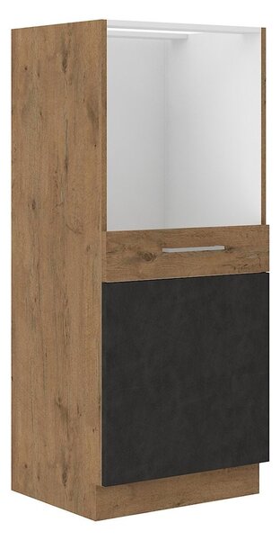 Dulap bucătărie sub cuptor Bronte 60 DP 145 1F BB (stejar lancelot + matera). 1058626