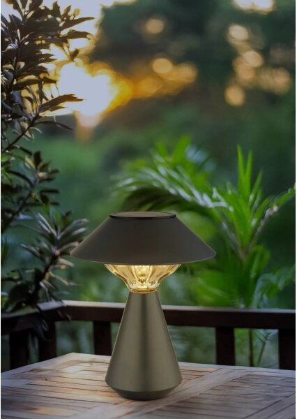Globo 36639A - Lampă solară LED 10xLED/0,06W/1,2V IP44 negru
