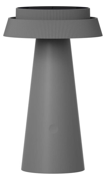 Lampă solară LED MARAKESZ LED/3,7V USB 3600 mAh 1800/2700/3000K IP54 gri