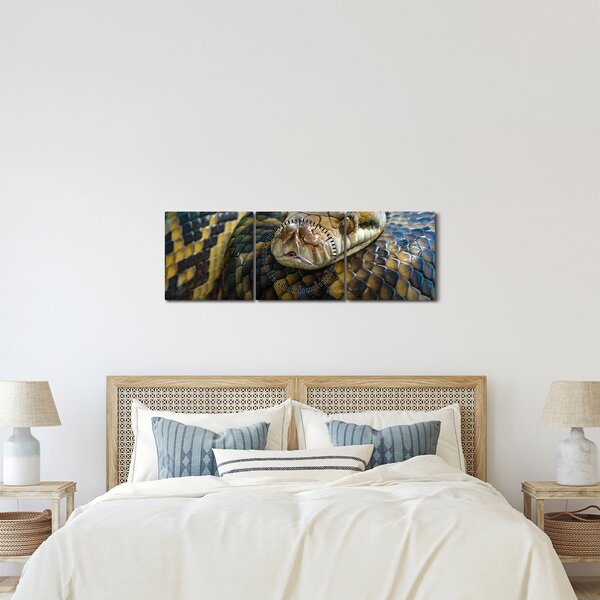 Tablou - Piton (cu ceas) (90x30 cm)