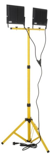 Proiector LED cu suport TIGRA 2xLED/100W/230V 4000K IP54 negru/galben