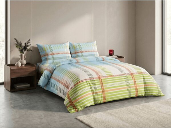 Lenjerie de pat din bumbac TAVONE colorata Dimensiune lenjerie de pat: 70 x 90 cm | 140 x 200 cm