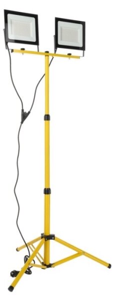 Proiector LED cu suport TIGRA 2xLED/100W/230V 4000K IP54 negru/galben