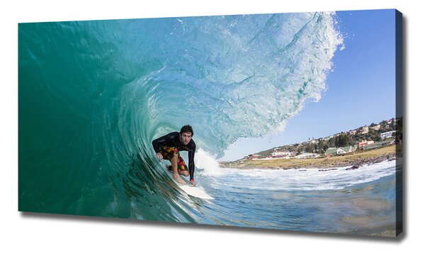 Tablou canvas Surfer pe val