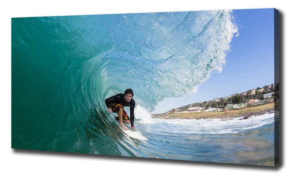 Tablou canvas Surfer pe val