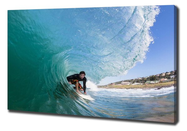 Tablou canvas Surfer pe val