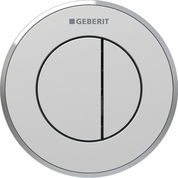 Geberit Typ 10 buton de spălare pentru WC crom mat 116.055.JQ.1