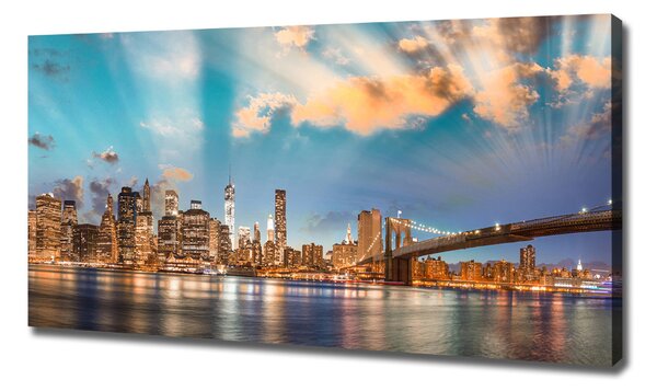 Tablou pe pânză canvas Podul Brooklyn