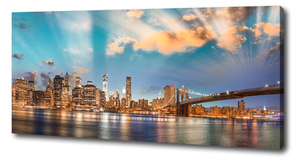 Tablou pe pânză canvas Podul Brooklyn