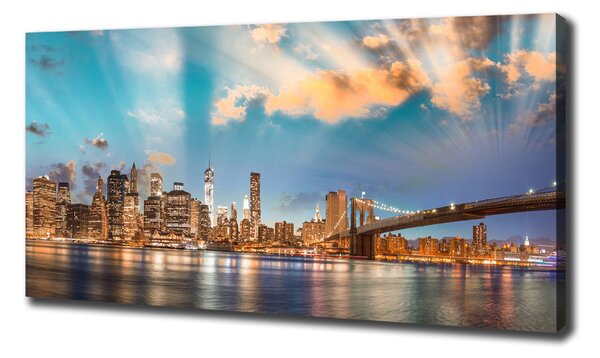 Tablou pe pânză canvas Podul Brooklyn