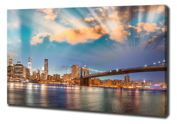 Tablou pe pânză canvas Podul Brooklyn