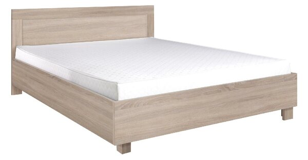 Pat matrimonial 140 cm Camber C23 (stejar sonoma) (cu somieră). Promo -22%. 606042