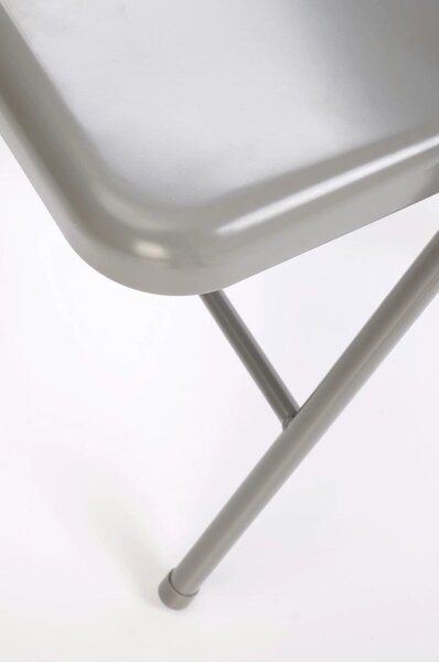 Scaun K565, gri, metal, 46x47x75 cm