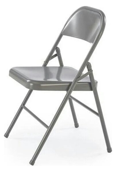 Scaun K565, gri, metal, 46x47x75 cm