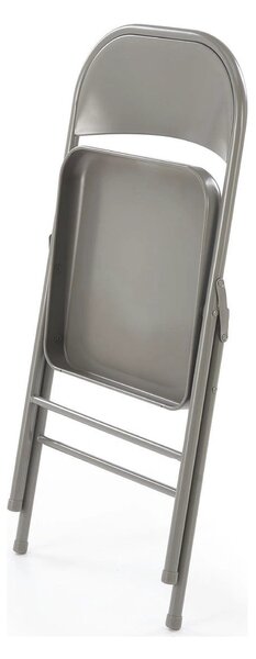 Scaun K565, gri, metal, 46x47x75 cm