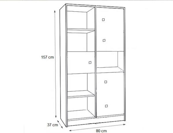 Dulap cu rafturi Torton T7. Promo -14%. 606151