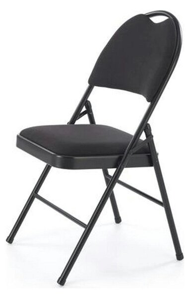 Scaun K566, negru, stofa clasica/otel, 46x53x86 cm