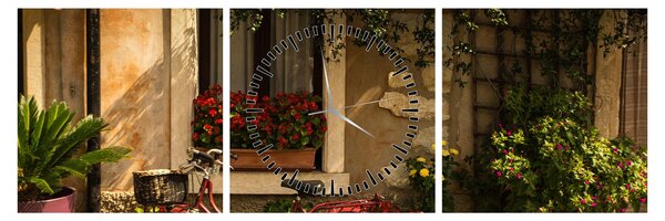 Tablou - Italia pitorească (cu ceas) (90x30 cm)