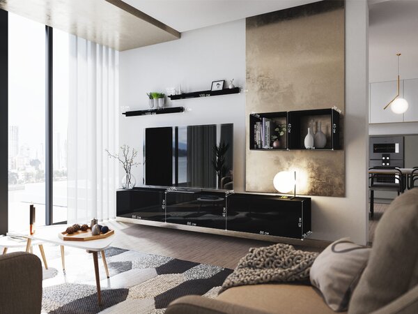 Mobilier living Berny 18 (alb + alb lucios). 1035426