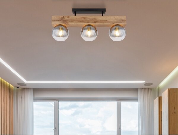 Lustră aplicată MOITAS 3xE27/40W/230V Globo 15656-3D