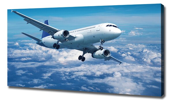Imprimare tablou canvas Avionul în nori