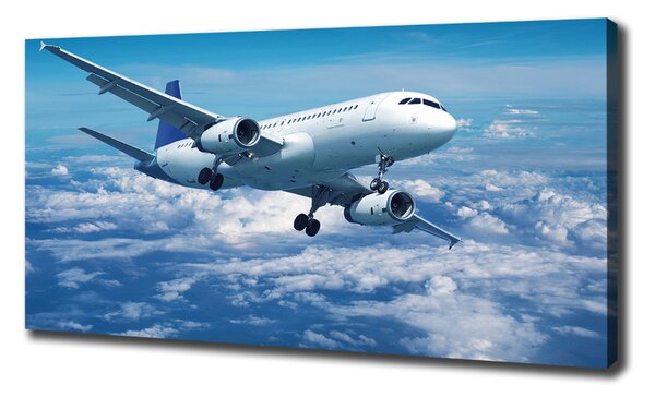 Imprimare tablou canvas Avionul în nori