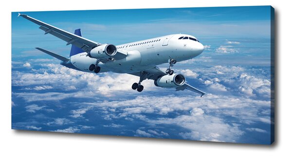 Imprimare tablou canvas Avionul în nori