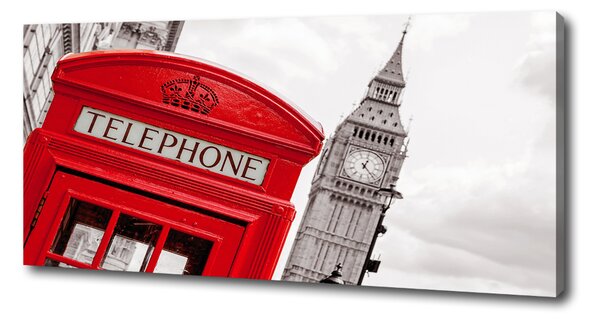 Tablou pe pânză canvas cabina telefonica