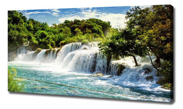 Tablou pe pânză canvas cascada Krka