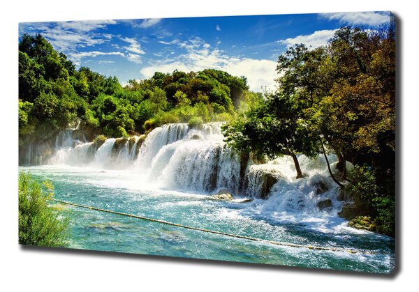 Tablou pe pânză canvas cascada Krka