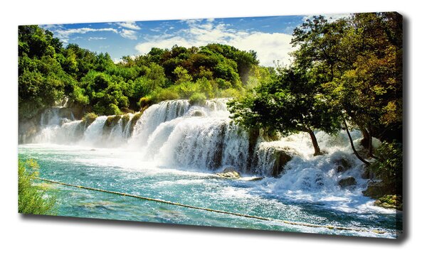 Tablou pe pânză canvas cascada Krka