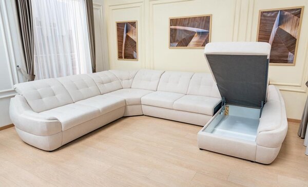 Colțar Extensibil Space XXL Bej - Vega 03 Dreapta