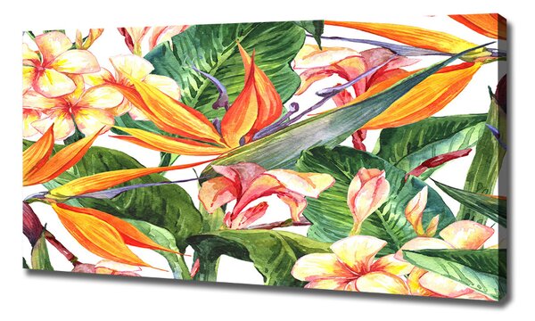 Tablouri tipărite pe pânză flori tropicale