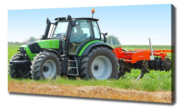 Tablou canvas Tractor pe teren