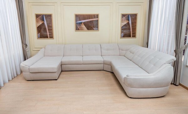 Colțar Extensibil Space XXL Bej - Vega 03 Stânga