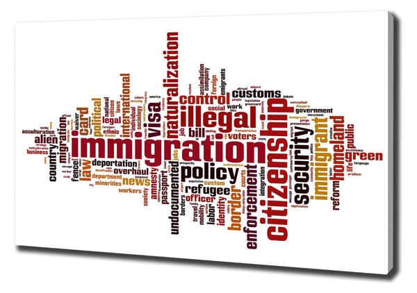 Tablou pe pânză Imigrare