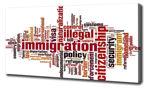 Tablou pe pânză Imigrare