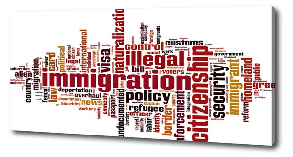Tablou pe pânză Imigrare