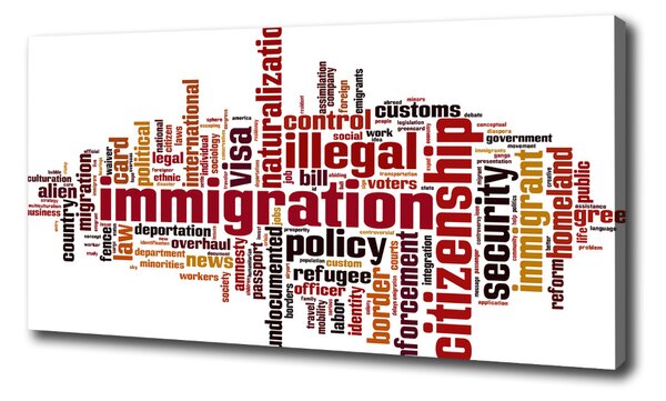 Tablou pe pânză Imigrare