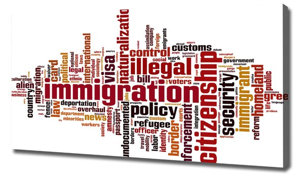 Tablou pe pânză Imigrare