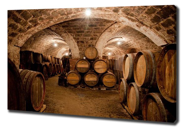 Pictură pe pânză Barrel în vie