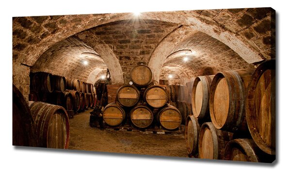 Pictură pe pânză Barrel în vie