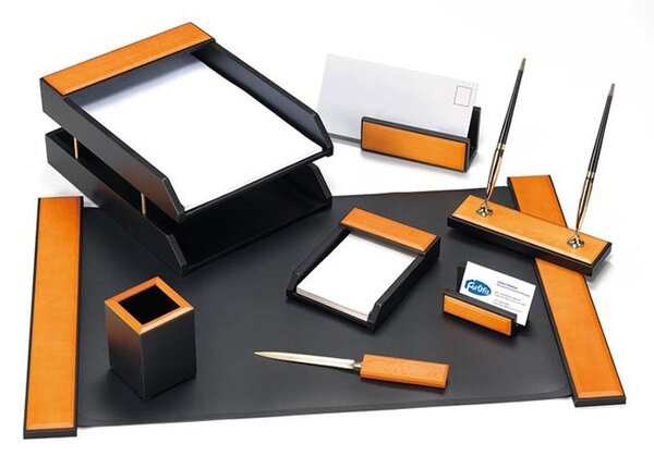Set birou lux lemn 8 piese Forofis 91786